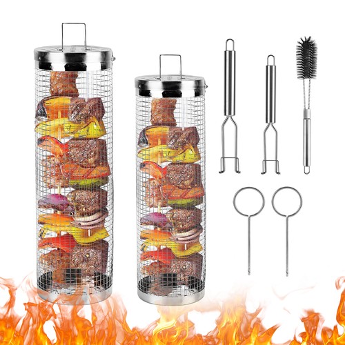 Cestello barbecue rotante - 2x,