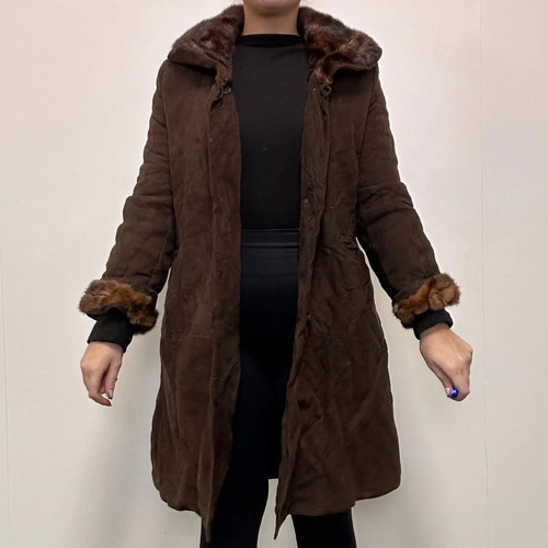 Giacca cappotto shearling