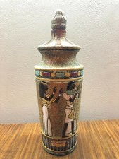 FRATELLI VLAHOV PESCARA RARA BOTTIGLIA DI LIQUORE CHERRY IN CERAMICA EGITTO