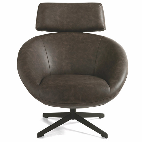 Poltrona girevole ecopelle - in,