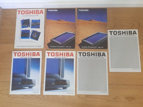 Lotto depliant toshiba - lotto, 7x