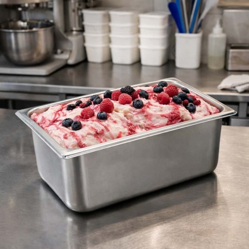 Bacinella gelato inox - bacinella,
