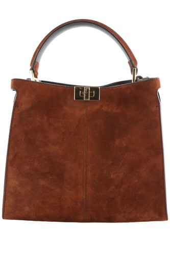 Borsa tote bag fendi marrone - tote,
