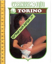 GUERINISSIMO 1978/79 postcard - cartolina TORINO calcio Marina Marfoglia