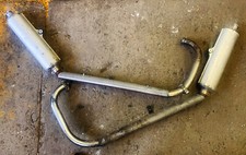 Scarico Artigianale Sportivo Terminali Husqvarna per Suzuki GR 650 Tempter 83-89