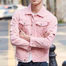 Uomo Jeans Cappotto Giacca