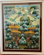 Quadro Arte Balinese Vintage