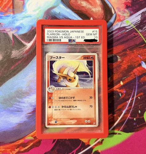 Psa10 2003 flareon holo magma - 2003,