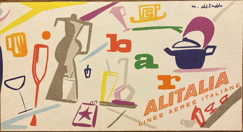 Bar alitalia linee - alitalia, aeree