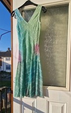 abito seta con perline