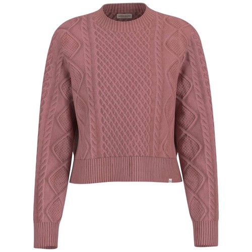 Guess maglione rosa trecce - guess, a