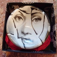 FORNASETTI MILANO Tema E Variazioni Round Plate With Box