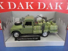Die cast 1/43 Modellino Auto Land Rover Serie III 109 Pick Up militare Cararama