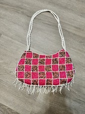 Original Handmade Pink Colorful Purse, Girls Purse 👜