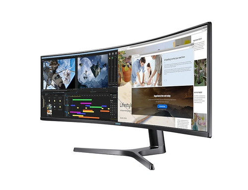 Monitor lcd curvo samsung - lcd,