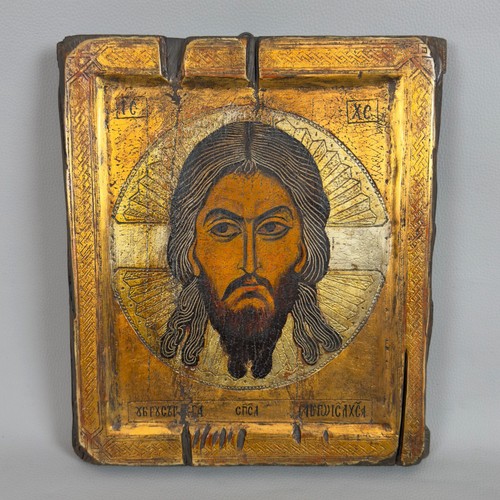 Antica icona sacra - icona, legno