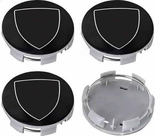 Tappi coprimozzo nero - nero, 60mm