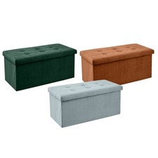 Panca richiudibile velluto 76x38x38 vari colori