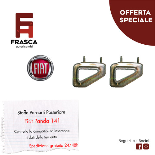 Staffe paraurti posteriore - paraurti,