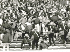 ba lotto di 15 foto orginali partita napoli roma scontri ultras