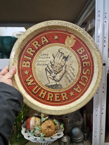 Vassoio latta wuhrer birra - latta,