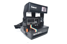 Fotocamera pellicola istantanea Polaroid Supercolor 635 utilizza pellicola tipo 600 completamente testata + scatola