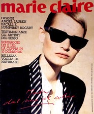 Marie Claire Magazine Italia 1991 KIRSTEN OWEN Bonnie Berman FAMKE JANSSEN Bacal