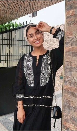 Abito zara ricamato - abito, a