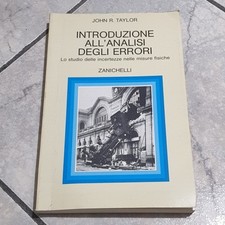 INTRODUZIONE ALL'ANALISI DEGLI ERRORI, John R. Taylor, Zanichelli 1986