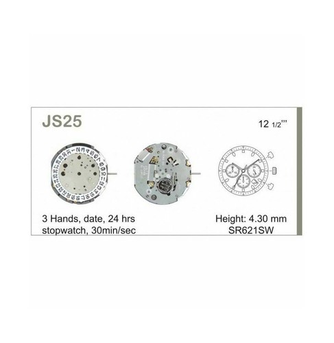Miyota js25 data quartz - al, 4