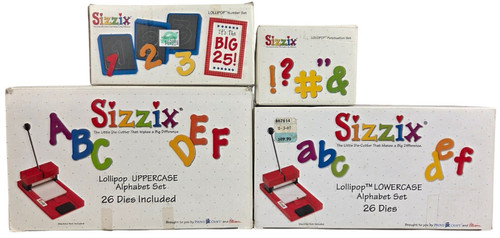 Sizzix lollipop alfabeto - sizzix,