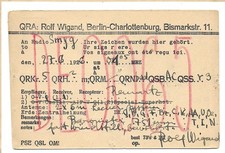 Radio ricevente QSL DE0065