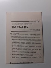 MC-85 KENWOOD MANUAL USUARIO