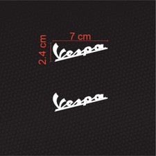 Adesivi in Stile Vespa Compatibili GTS in Vinile Prespaziato da 7 cm - 2 pz