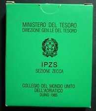 1985  Repubblica Italiana 500 lire   Collegio del Mondo Unito  dell'Adriatico