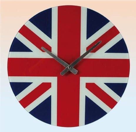 Orologio parete vetro tondo - da,