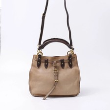 Borsa tote Miu Miu beige in
