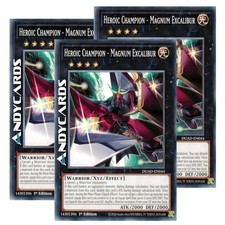 HEROIC CHAMPION - MAGNUM EXCALIBUR 3x (Campione Eroico) Comune DUAD EN044 • 1Ed