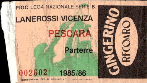 Biglietto stadio lanerossi - biglietto,