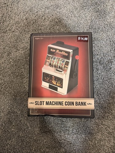 Slot machine coin bank - slot,