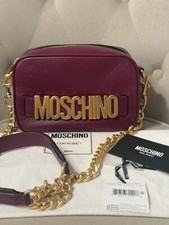 MOSCHINO Logo Belt Leather