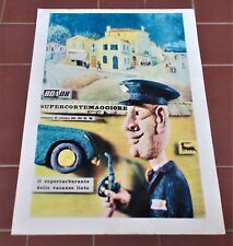 2 Pubblicita' AGIP SUPERCORTEMAGGIORE BOA 08 - AMARO LASSATIVO GIULIANI