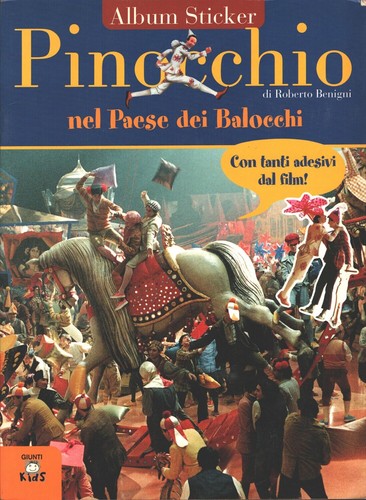 Album sticker pinocchio - album,