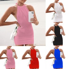 Mini abito da donna sexy senza