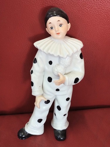 Statuina pierrot porcellana - statuina,