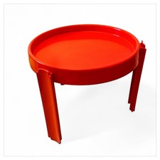 Coffee Table Vintage DAL VERA  Space Age Anni ‘70 ABS Arancione