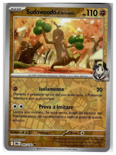 Sudowoodo armonio 093 - sudowoodo, 093/182
