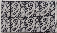 Tessuto cotone stampa blocco a