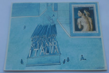 Enveloppe de Folon Giorgio Soavi Paris 6.10.1967 Milano Italia Vintage Postcard