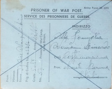 WW2 WWII da POW inglese campo prigionia a Noceto Parma Prisoners War Camp 1945